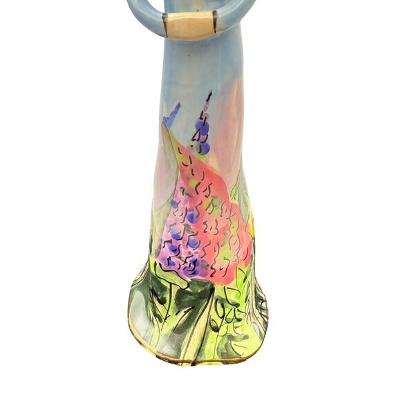 Blue Sky Clay Works GARDEN ANGEL Heather Goldminc Hand Painted Ceramic Vtg 2002 - Picture 3 of 11